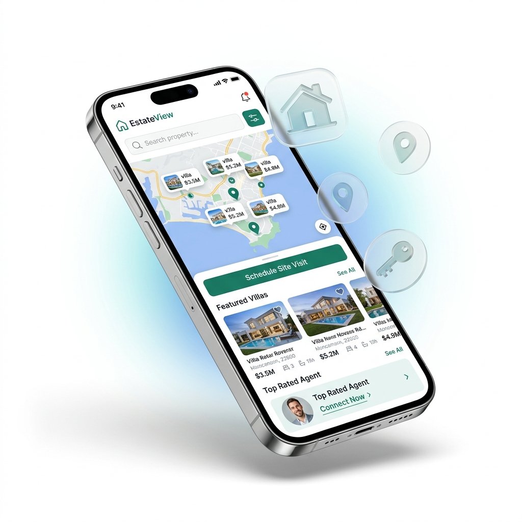 Real Estate App Development - Akaria Innovations